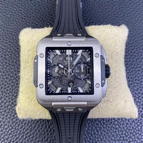 hublot square bang replica|hublot big bang all black.